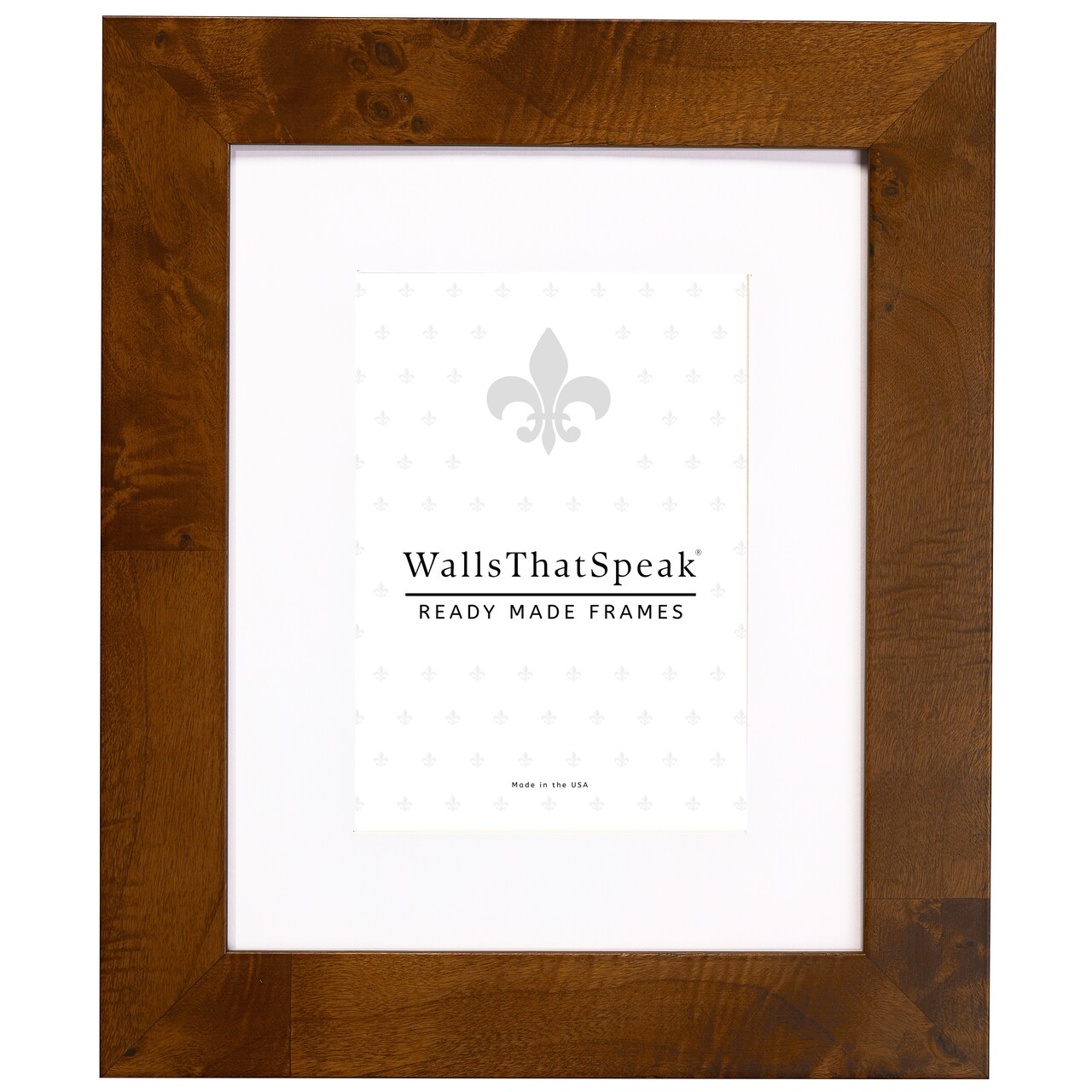 11x17 Matted Picture Frame, Innovations 1.5 Inch Wood Moulding, Wall Display Frame for Art, Posters, or Photos by wallsthatspeak